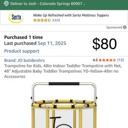 Toddler Trampoline 