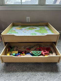 Little Tikes Wooden Train table