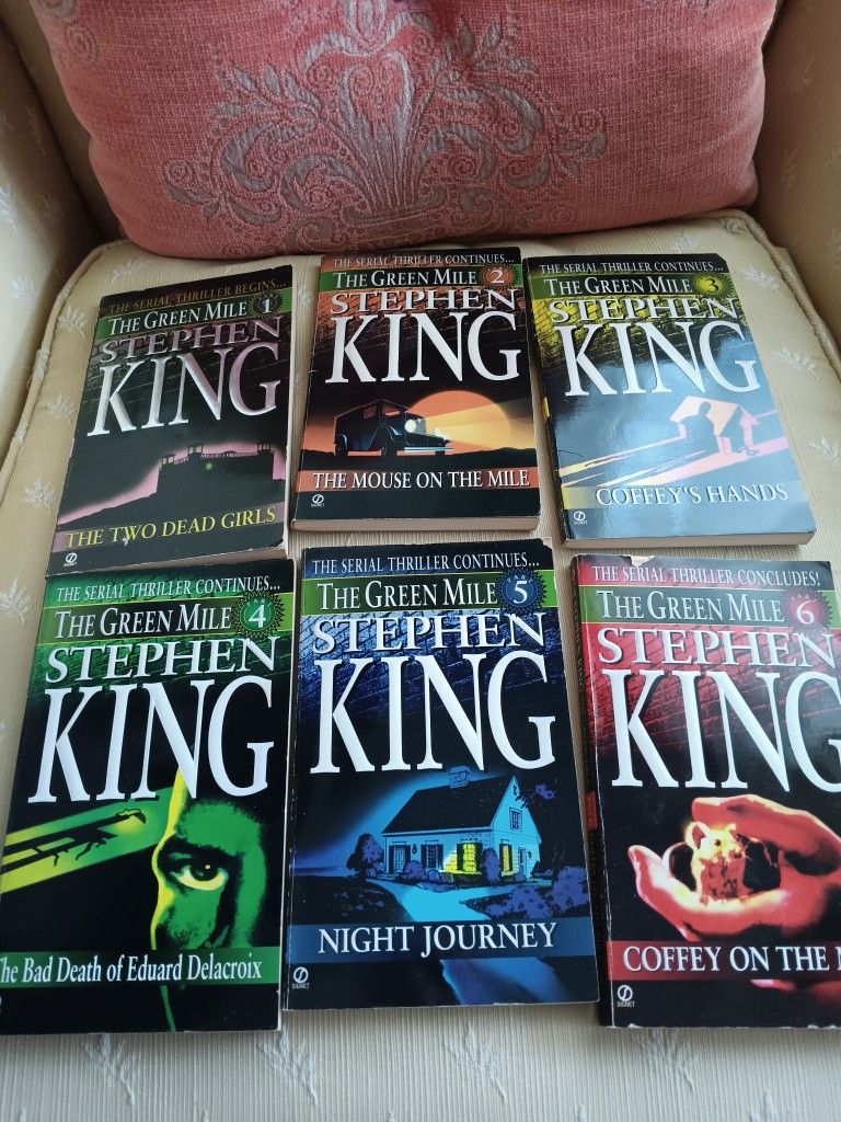 Stephen King The Green Mile 1-6 Book Set