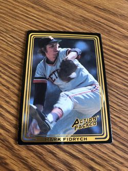 1992 Mark Fidrych Action Packed Detroit Tigers Baseball Card