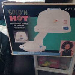 Revised. Dome Hair Dryer(Gold N Hot) 1200 Watt