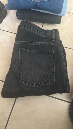 Blk straight jeans