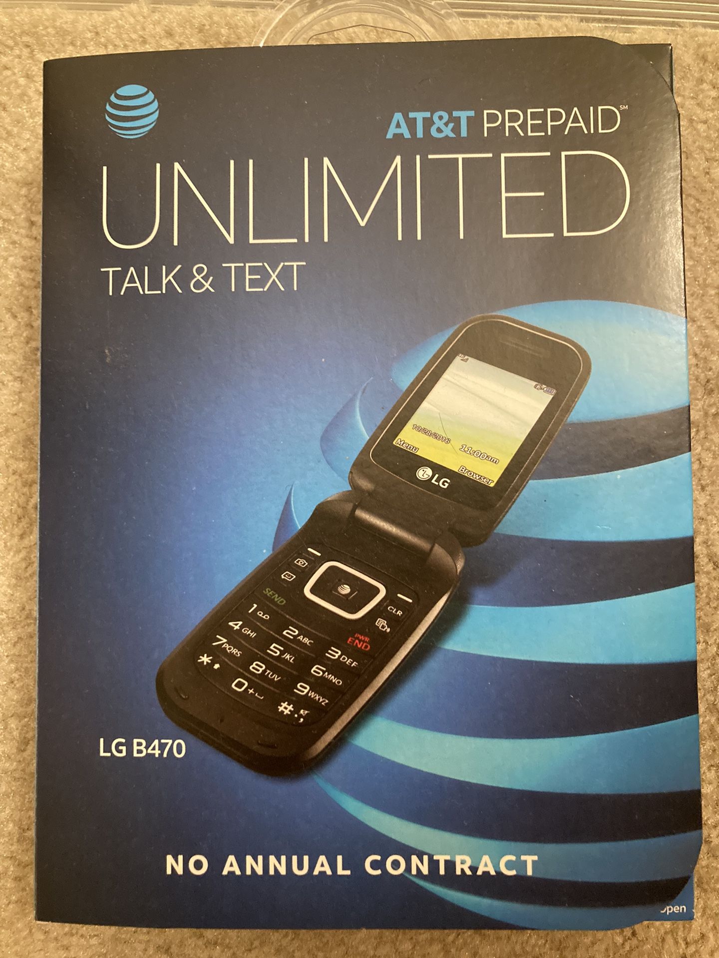 NIP Sealed AT&T Prepaid LG Phone