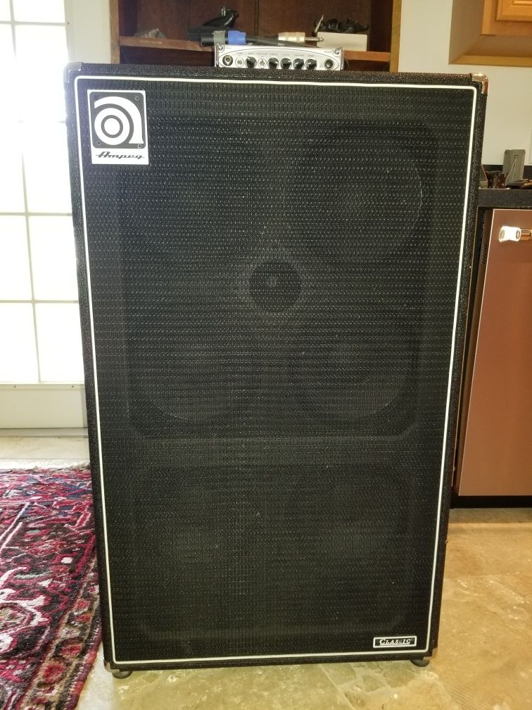 GK MB200 Bass Head/Ampeg SVT 610 HLF 600watt
