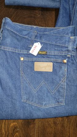 WRANGLER 42x34 Men's Western Denim Jeans Cash Only