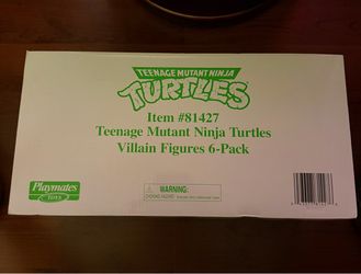 Tmnt villain Figures 6 Pack.