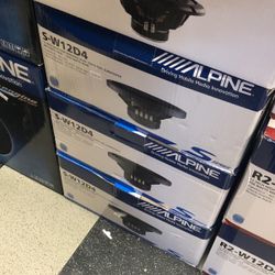Alpine S-w12d4 On Sale Today For 139.99