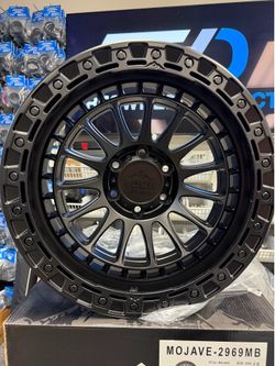 Lock Off-Road MOJAVE 20X9 6X139.7 +0mm Matte Black Wheel Rim 20" Inch (SET OF 4)