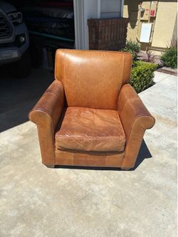 Leather Chair, Brown