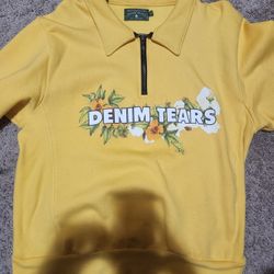 Denim Tears Quater Zip Sz Sm