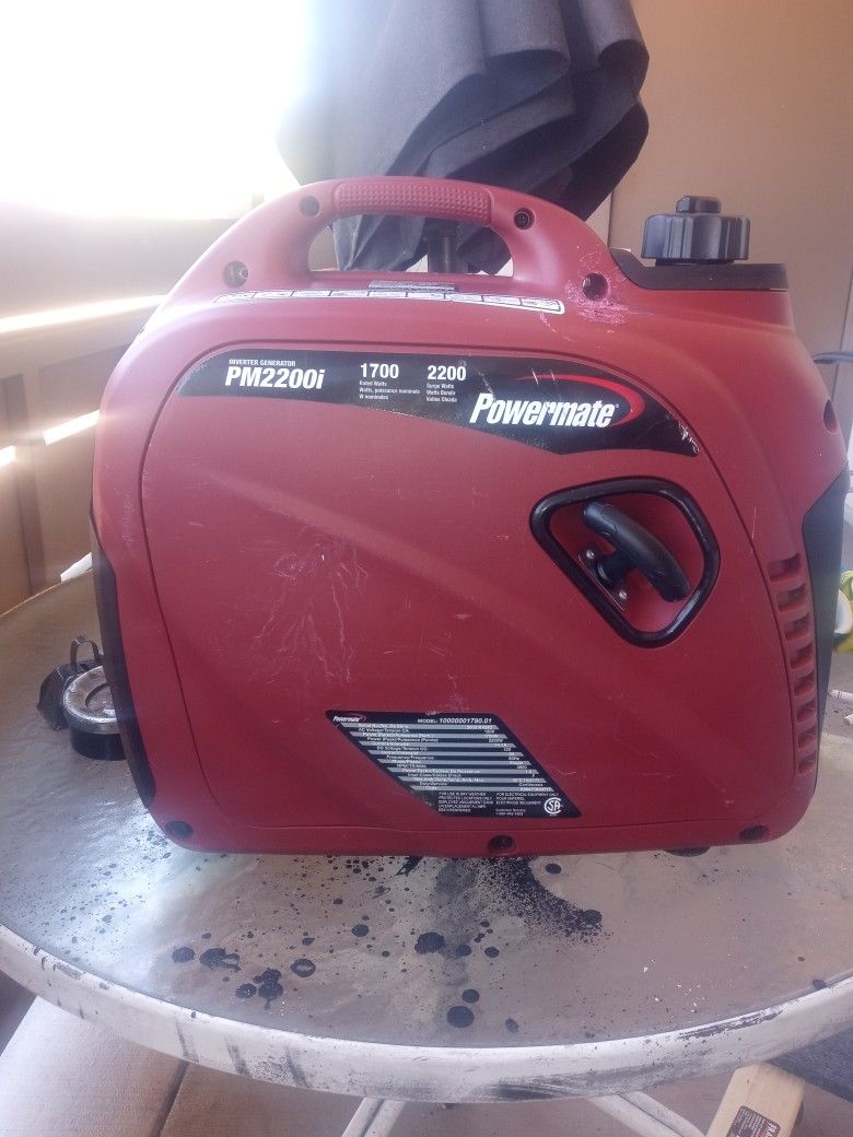 Practically Brand New Powermate PM2200i Inverter Generator For Sale