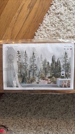 Forest wallpaper mural