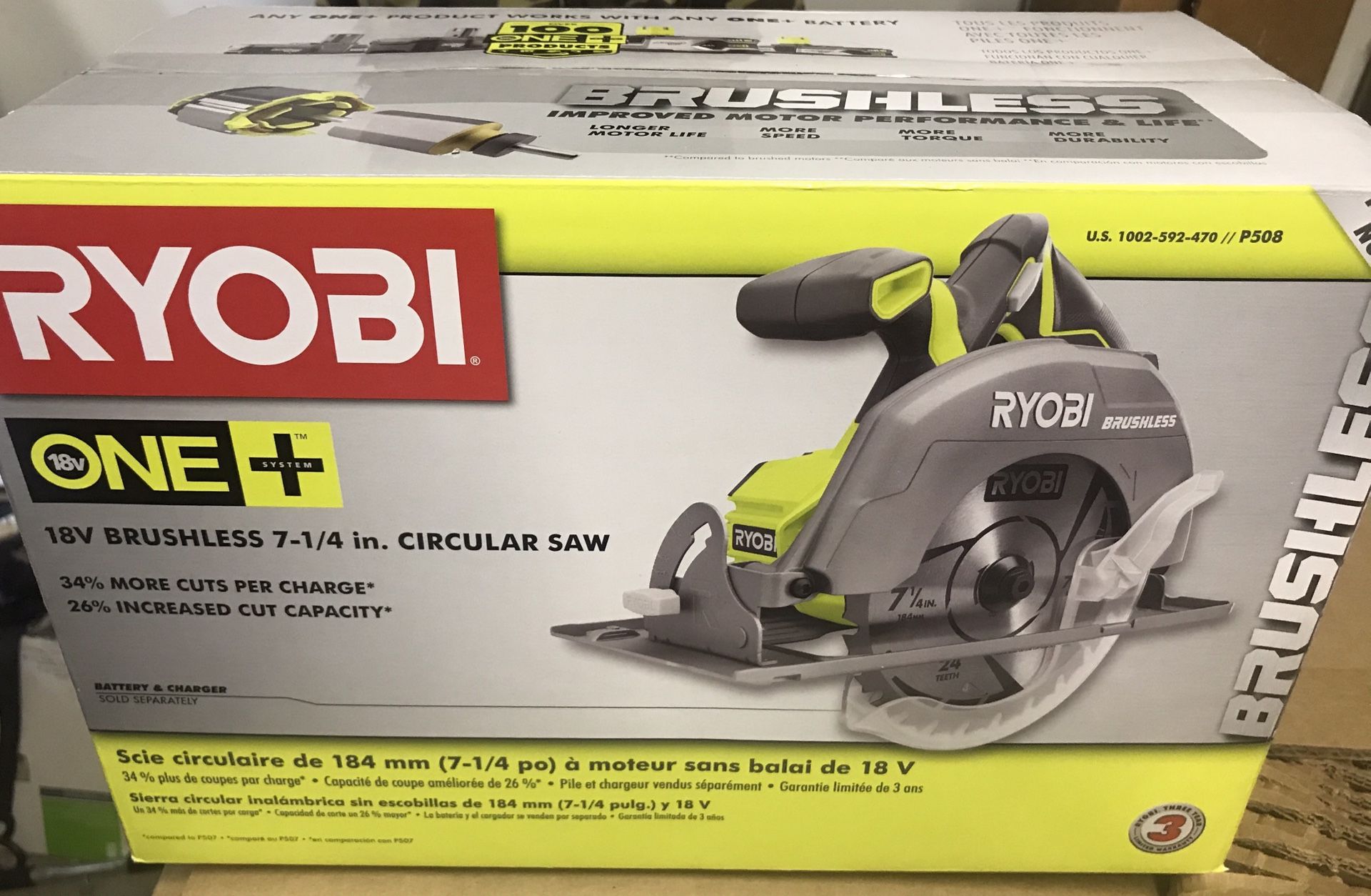 Ryobi 18v 1/4” circular saw