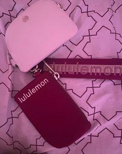 2 Lululemon pouches & Lululemon strap    15 obo each