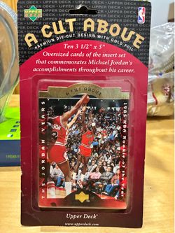 Micheal Jordan “A Cut Above “ card set