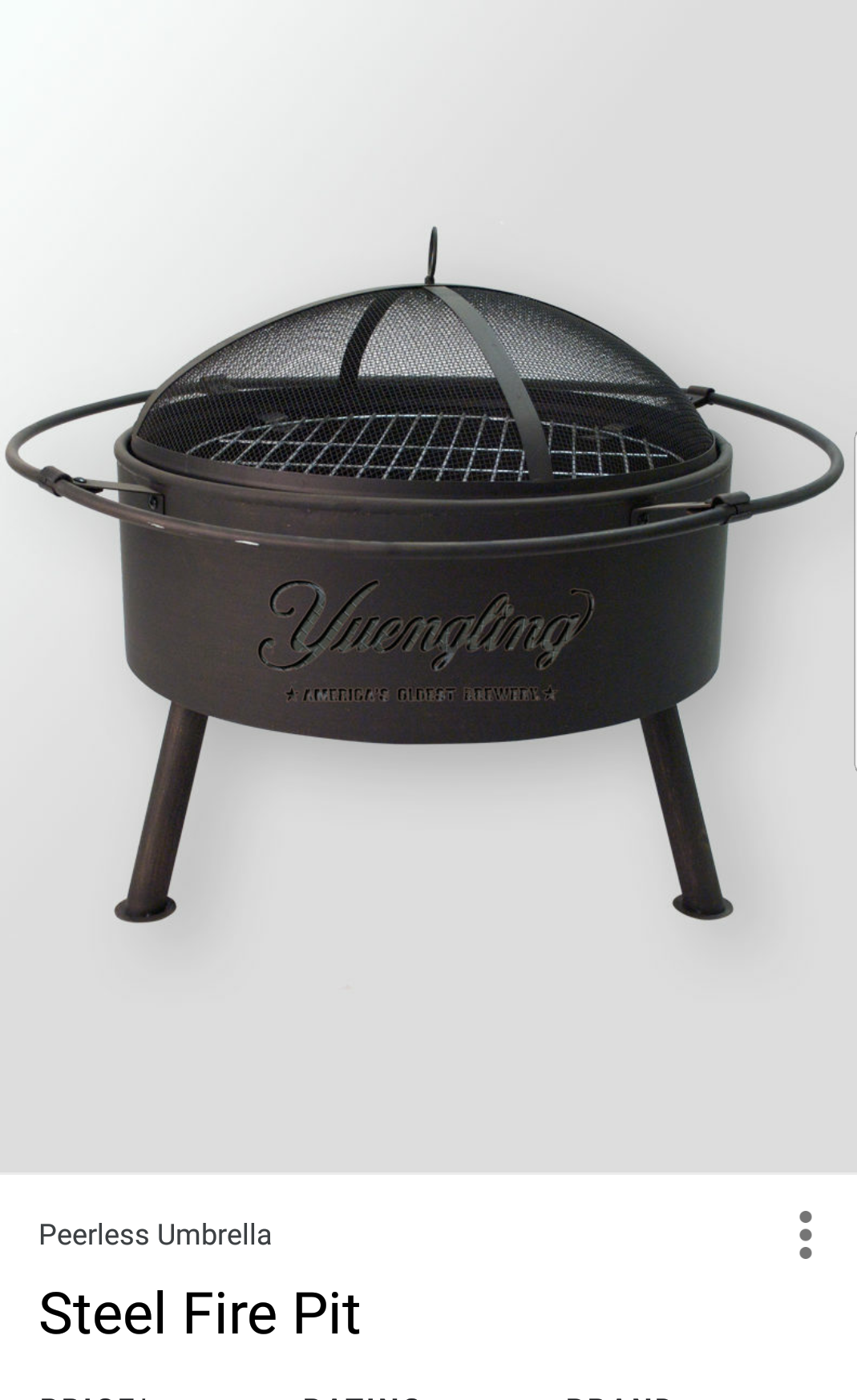 Yuengling Fire Pit