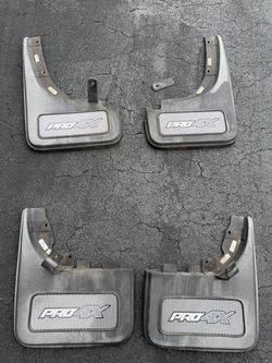 Nissan titan pro4x floor mats / mud flaps