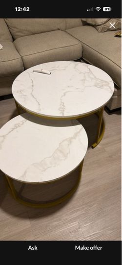 Two coffee tables