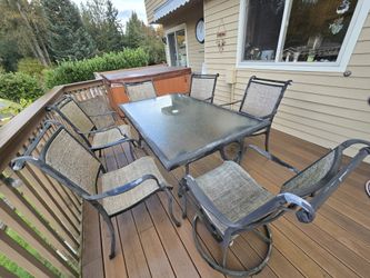 Deck Table & 6 Chairs