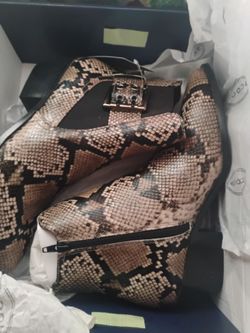 Snake skin heels