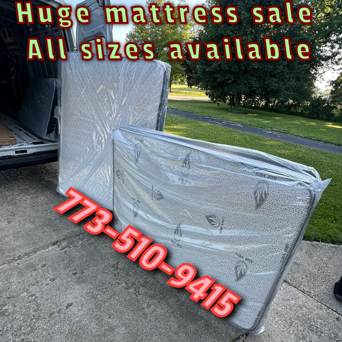 💥 Big Sale of Mattresses All Sizes Available 🚨 Fast Delivery 🚛 (Starting at $99)