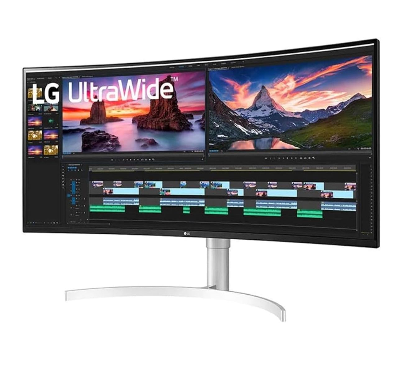 LG 38WN95C-W Monitor 38" 21:9 Curved UltraWide QHD+ (3840 x 1600)
