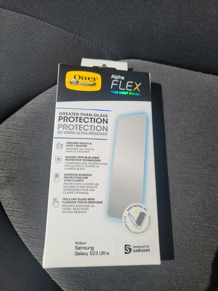 brand new s23 ultra otterbox screen protector for $20 only. (MUST SELL TODAY!)