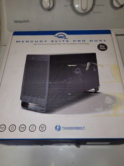 Six terabytes external hard drive.