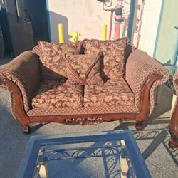 MEDITERRANEAN STYLE LOVESEAT 