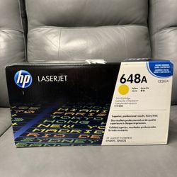 HP LaserJet 648A Yellow Toner (CE262A) – New / Sealed