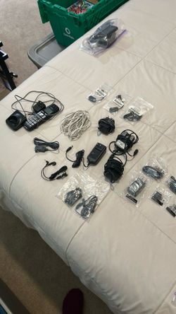 Various chargers and connectors