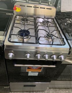 Avanti Stainless Steel 4-Burner Gas Range