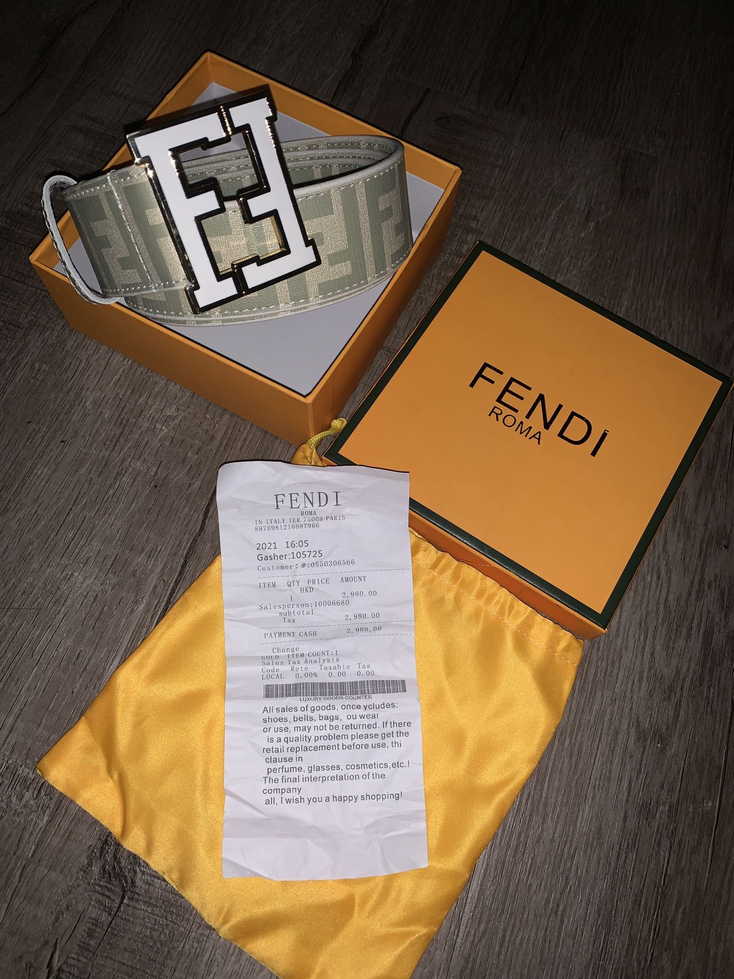 Fendi Roma Belt