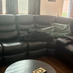 Black sectional