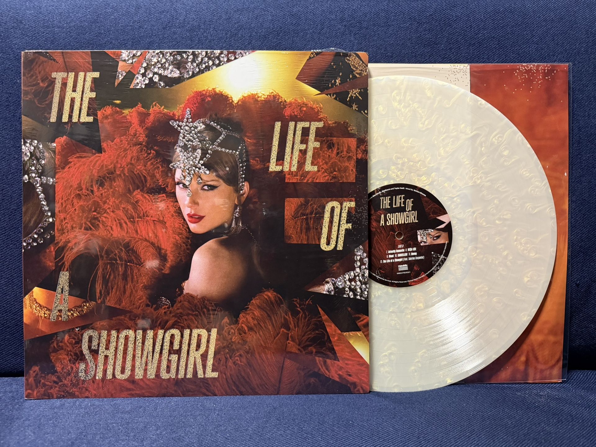 TAYLOR SWIFT THE LIFE OF A SHOWGIRL: THE TINY BUBBLES IN CHAMPAGNE EDITION