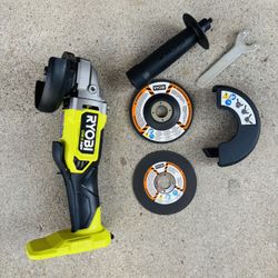 Ryobi 18V HP 4-1/2 in. Angle Grinder (TOOL ONLY/SOLO LA HERRAMIENTA)