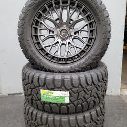 20" FUEL rims w- 33" Tires