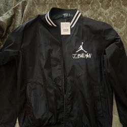 JBalvin Black Bomber Jacket Size M