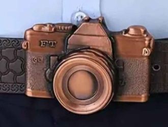 Canon 35mm Film Camera belt Buckle choose color Shipping available