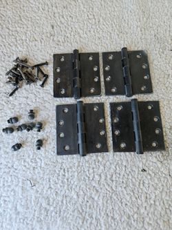 Solid Brass Hinges - Set Of 4 For $10