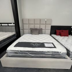 Upholstered King Size Bed Frame