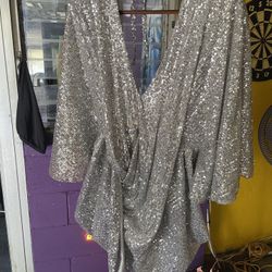 Ellae Lisque Sequins Mini Dress Small