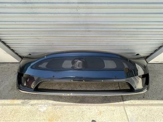 Tesla Model Y  Front Bumper Cover With Holes for Sensors 2020 TO 2024  Used Taiwan
