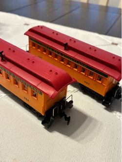 2 - Disney Tyco Mantua 1966 The Disneyland Santa Fe RR HO Combine & Passenger Car
