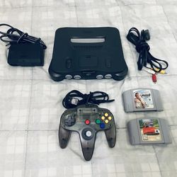 Nintendo 64 n64 Console Comes with original chords original controller 2 games Adult owned In very good working condition Please check Photos read inf
