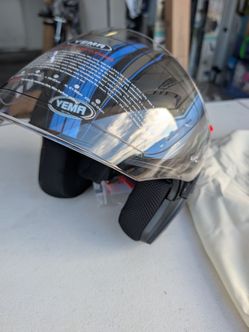 Yema Open Face Motorcycle Helmet Medium