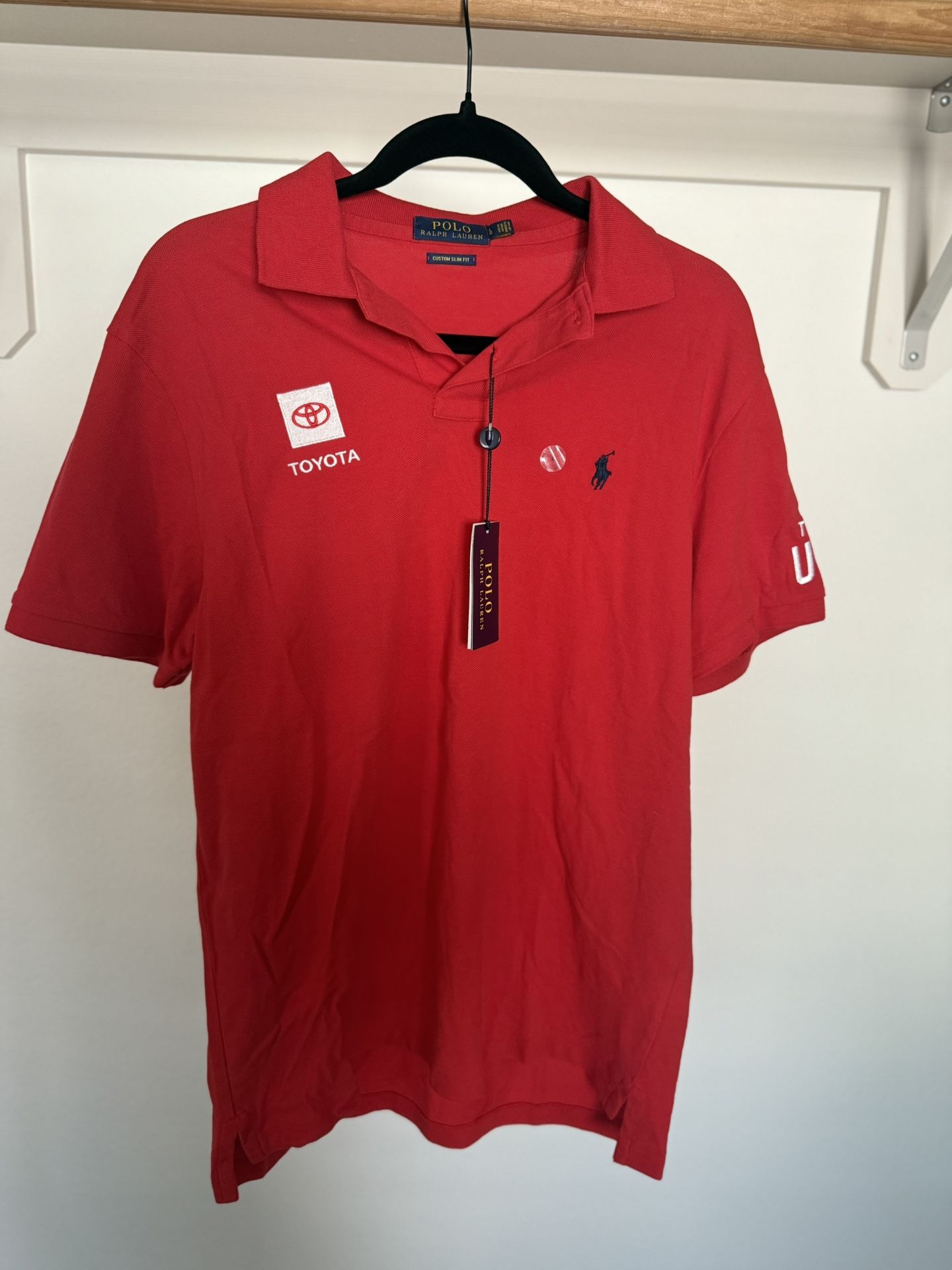Ralph Lauren Toyota Team USA Polo Shirt – Size L – Rare Sponsor Edition