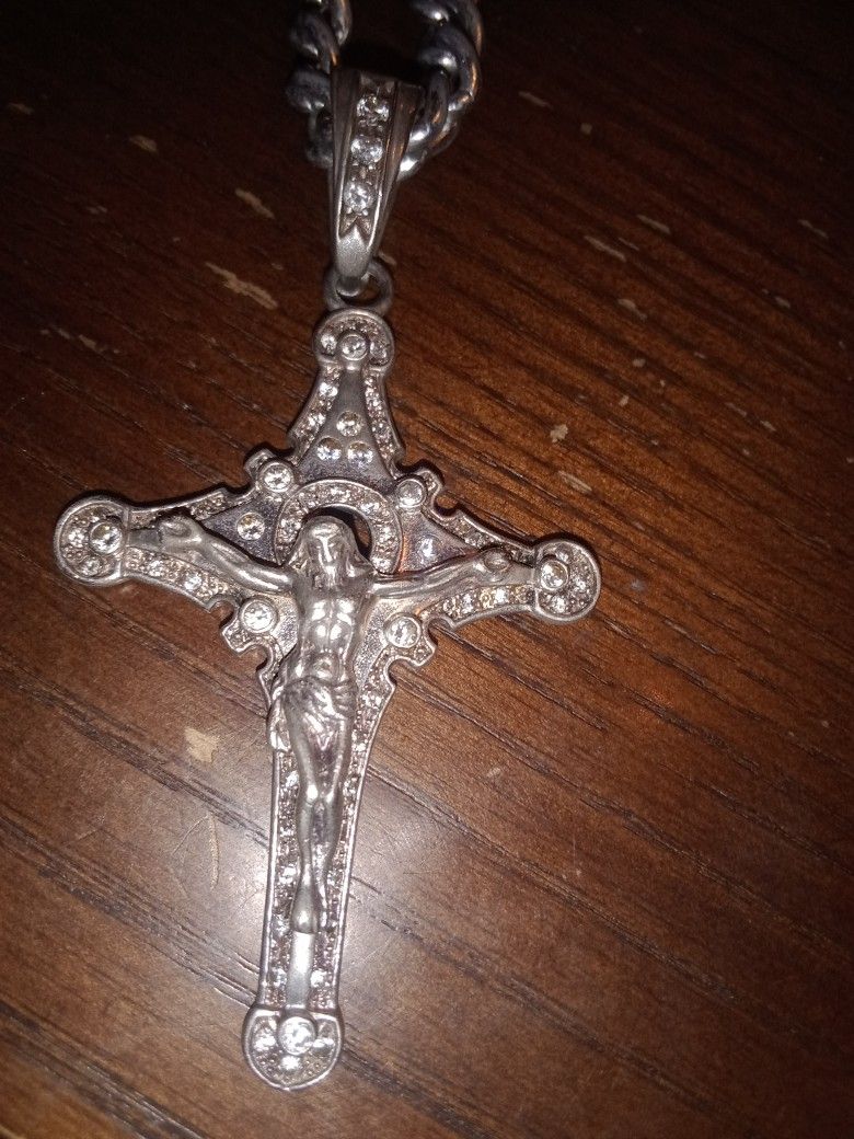 Vintage Silver Cross Pendant I