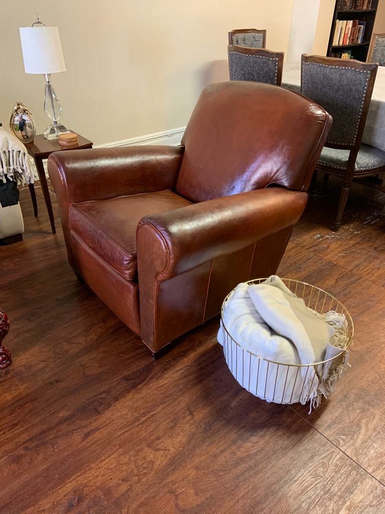 Crate And Barrel Club Chair Recliner