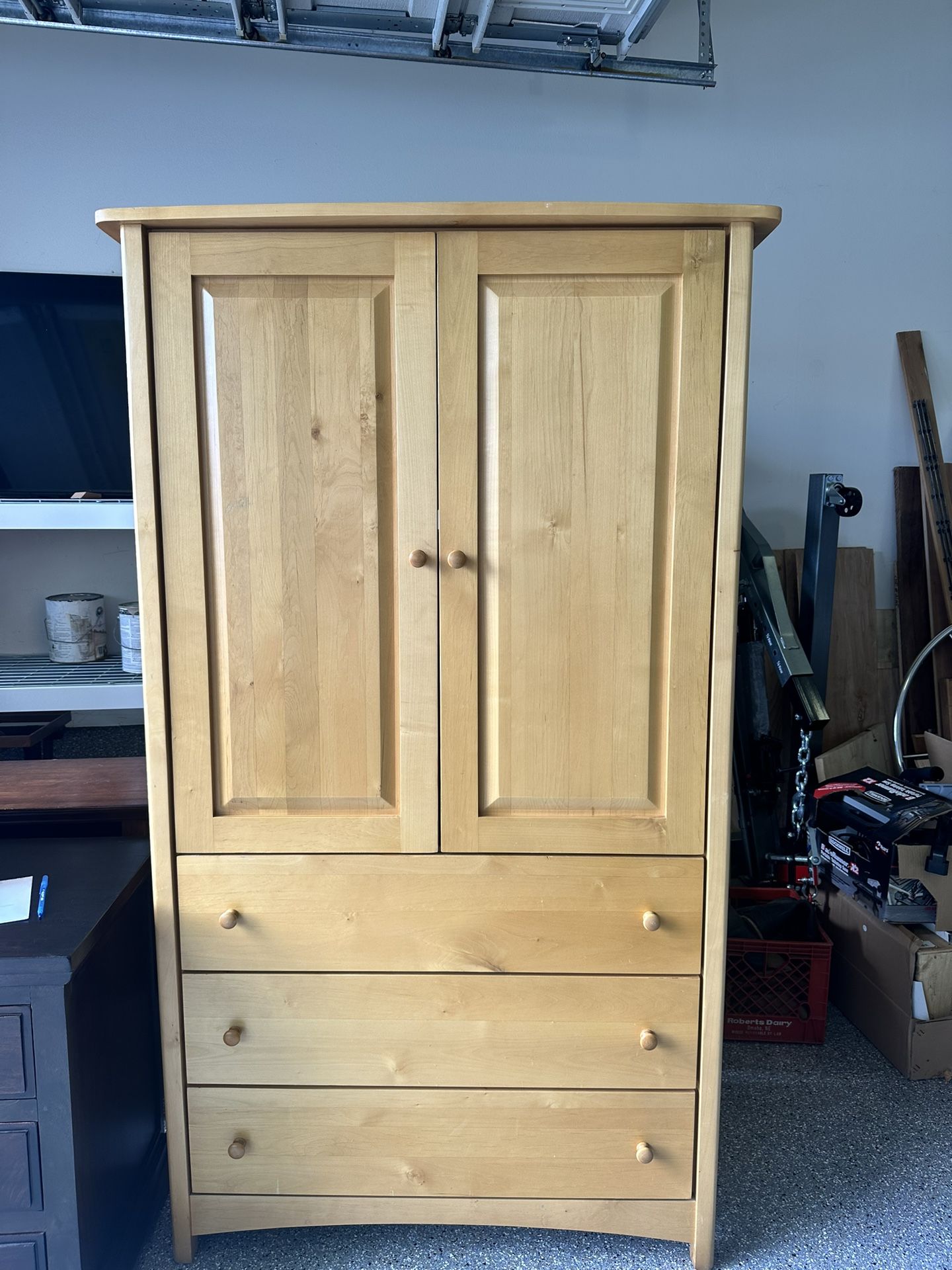 Wood Entertainment Center